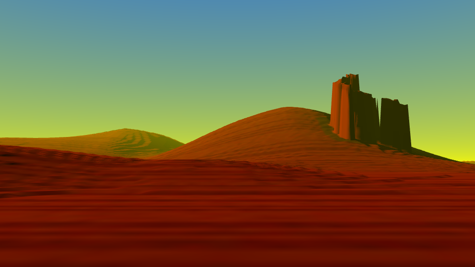 computer generated landscape