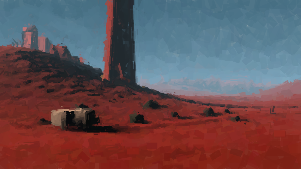 computer generated landscape