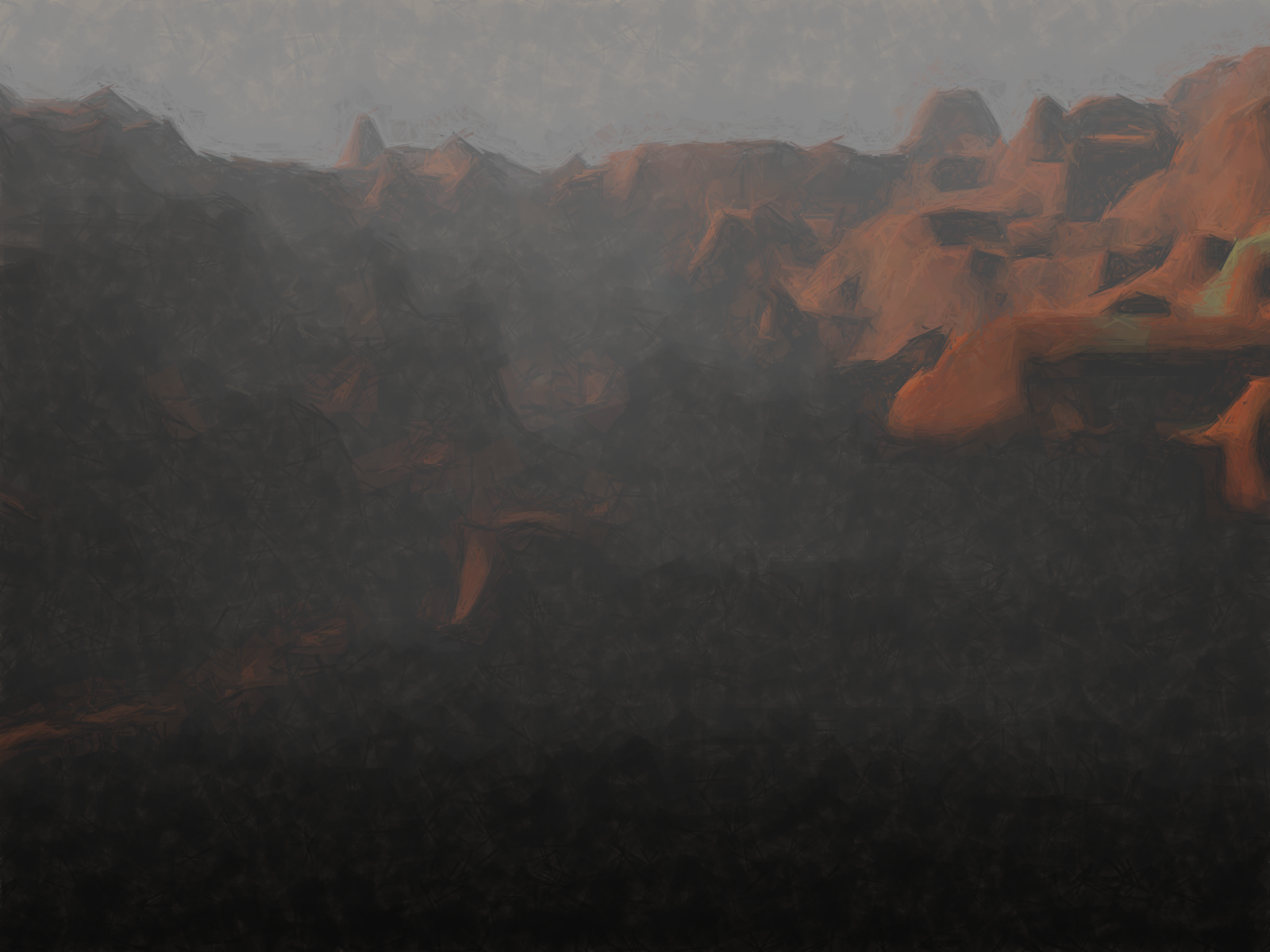 computer generated landscape