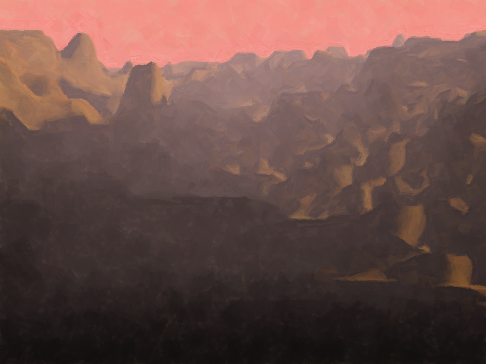 computer generated landscape