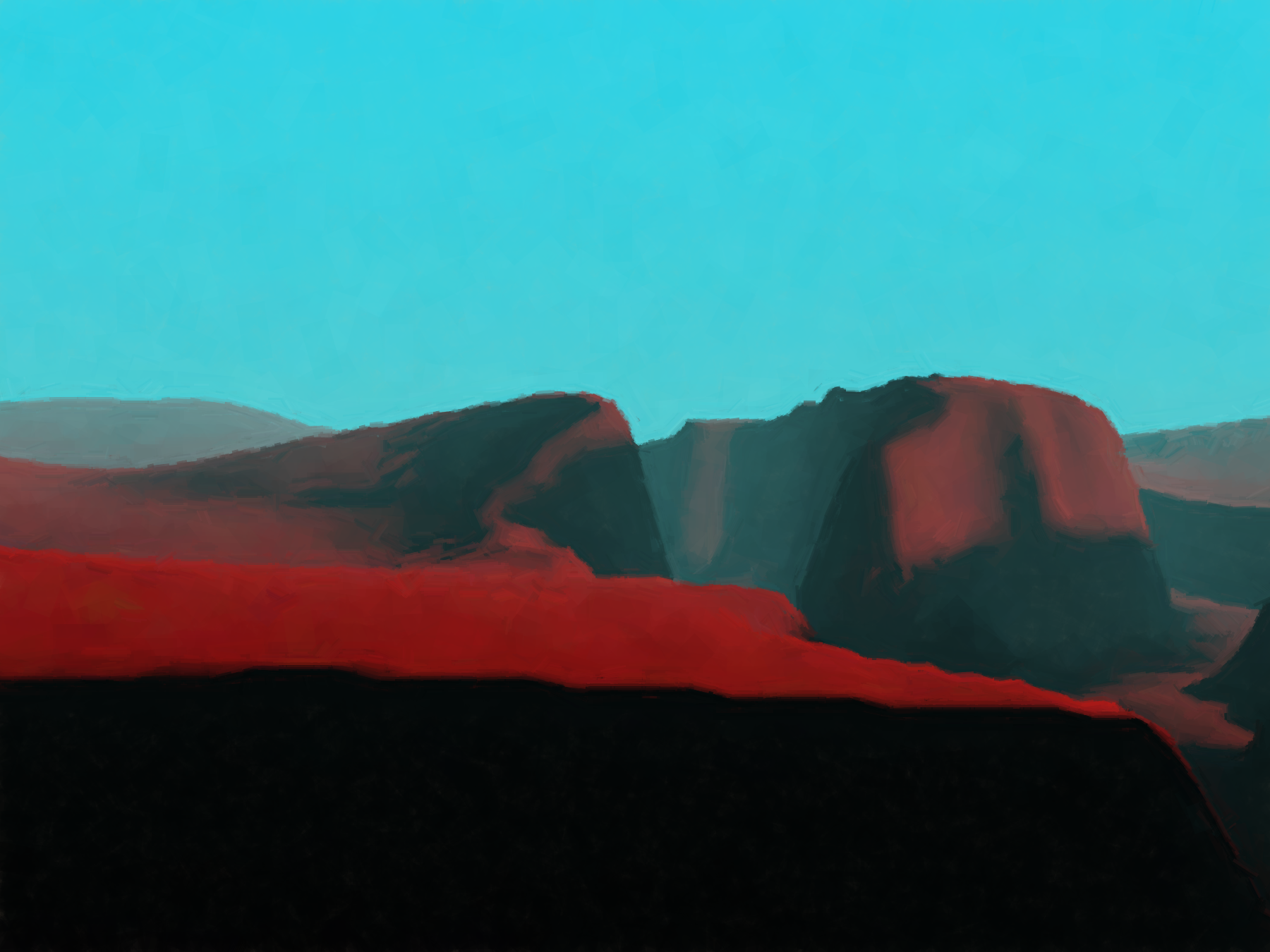 computer generated landscape