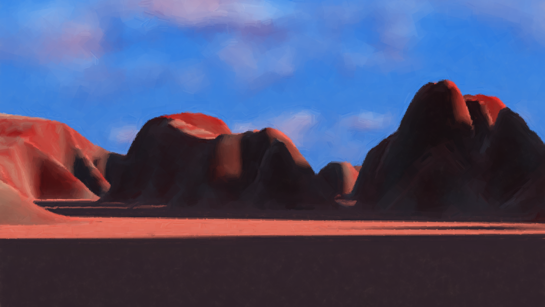 computer generated landscape