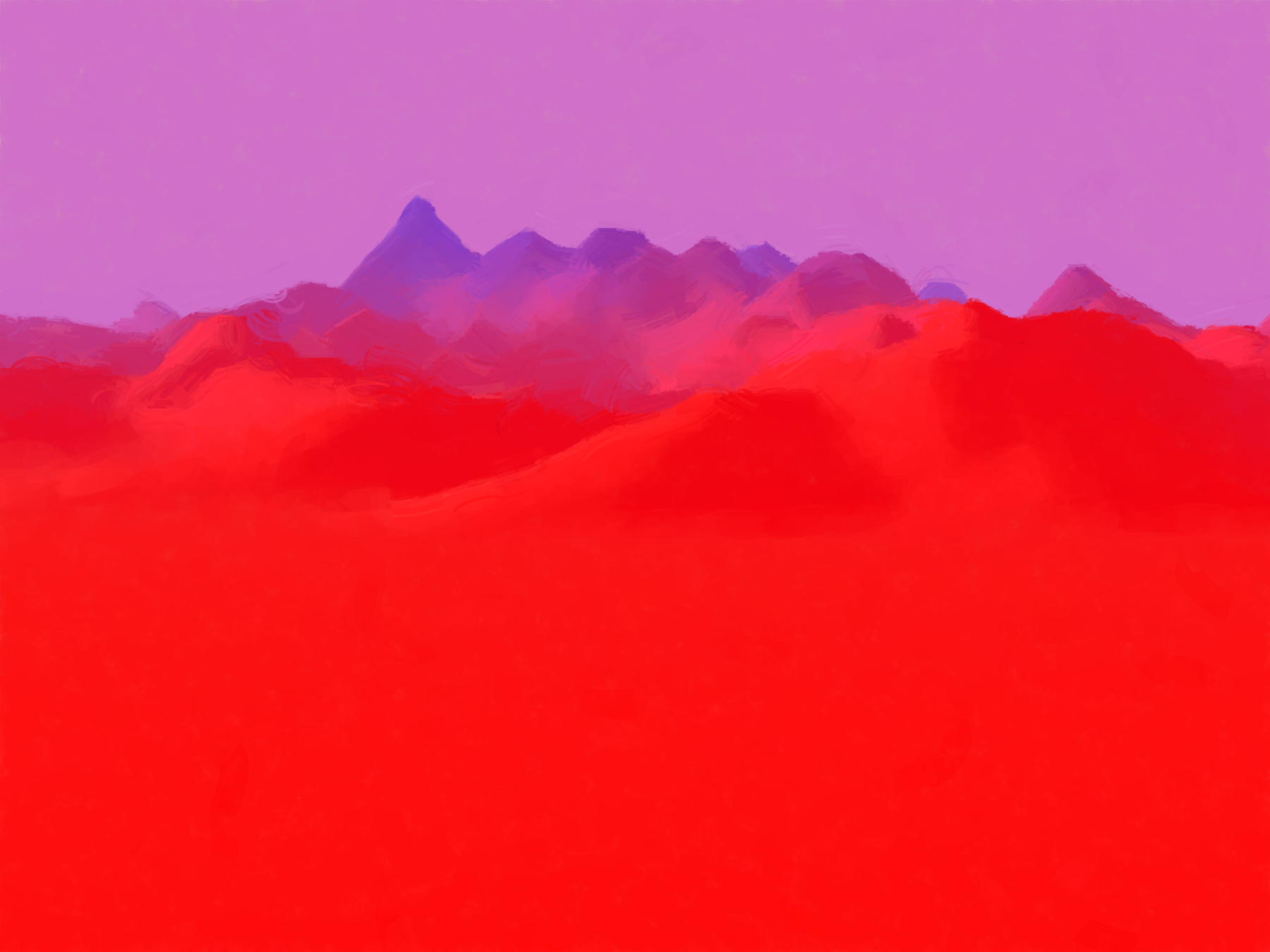 computer generated landscape