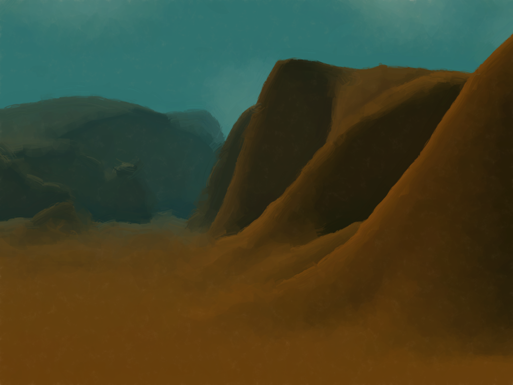 computer generated landscape