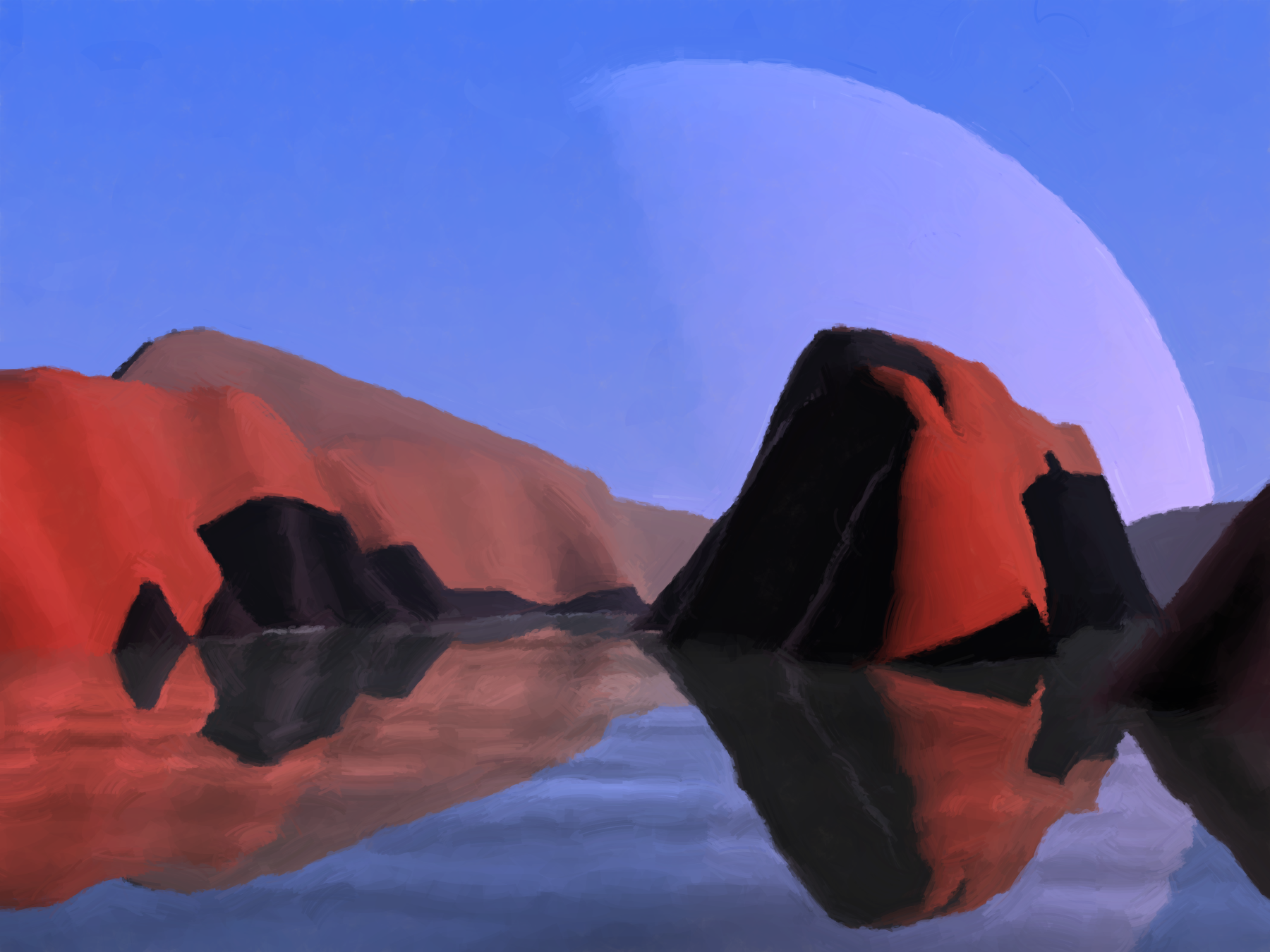 computer generated landscape