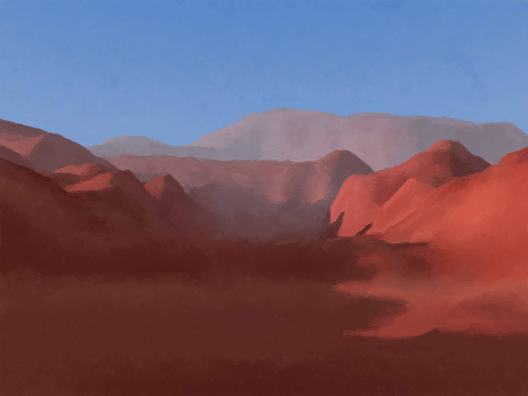 computer generated landscape