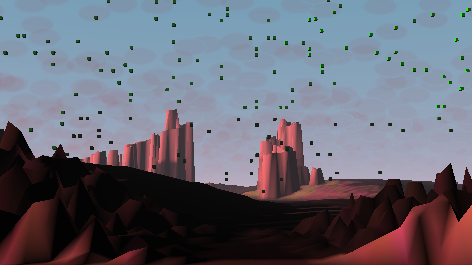 computer generated landscape