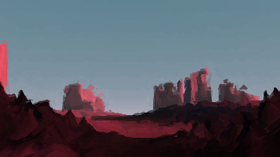 computer generated landscape